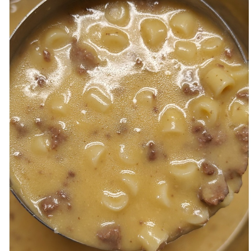 Cheeseburger Macaroni Soup